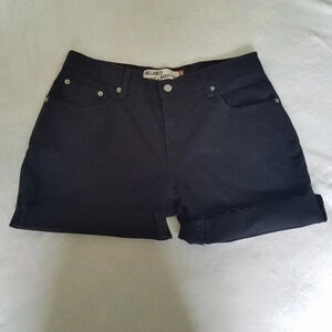 Levi's 550 Black Cut Off‎ Shorts